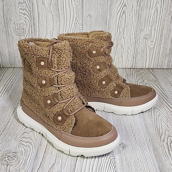 Sorel Explorer II Joan Cozy Boot Delta/Fawn Womens Size 7 NEW - Picture 2 of 16
